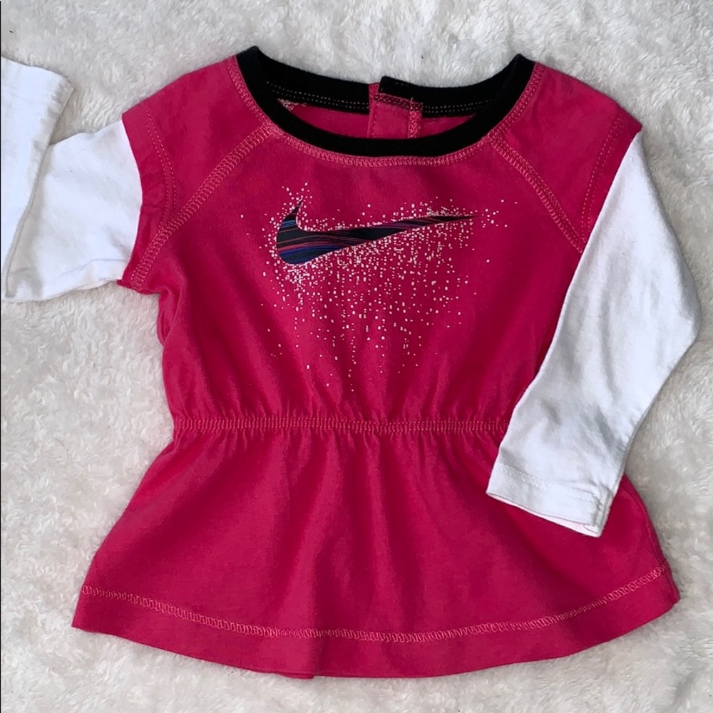 Nike Pink baby girl Top shirt 3-6 mos.